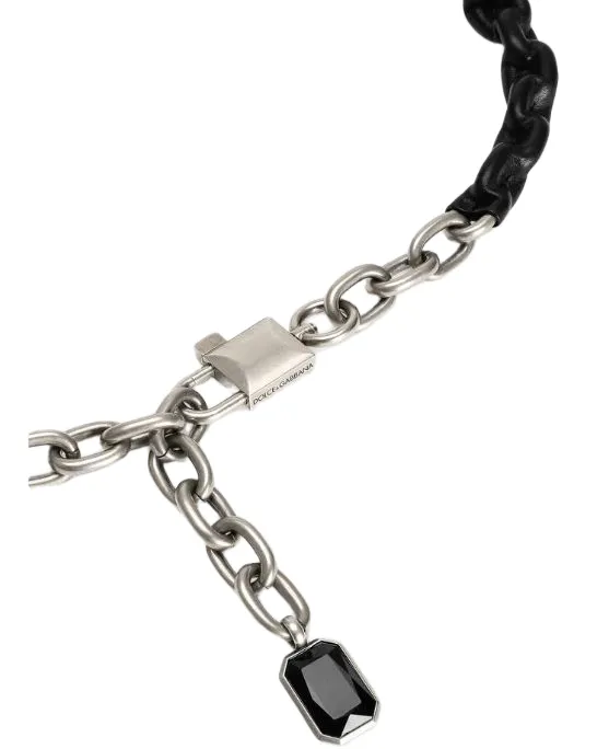 Leather Chain-Link Belt
