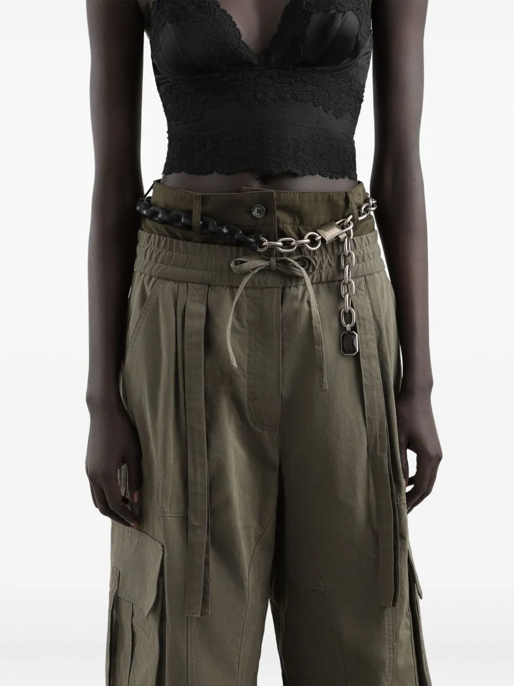 Leather Chain-Link Belt