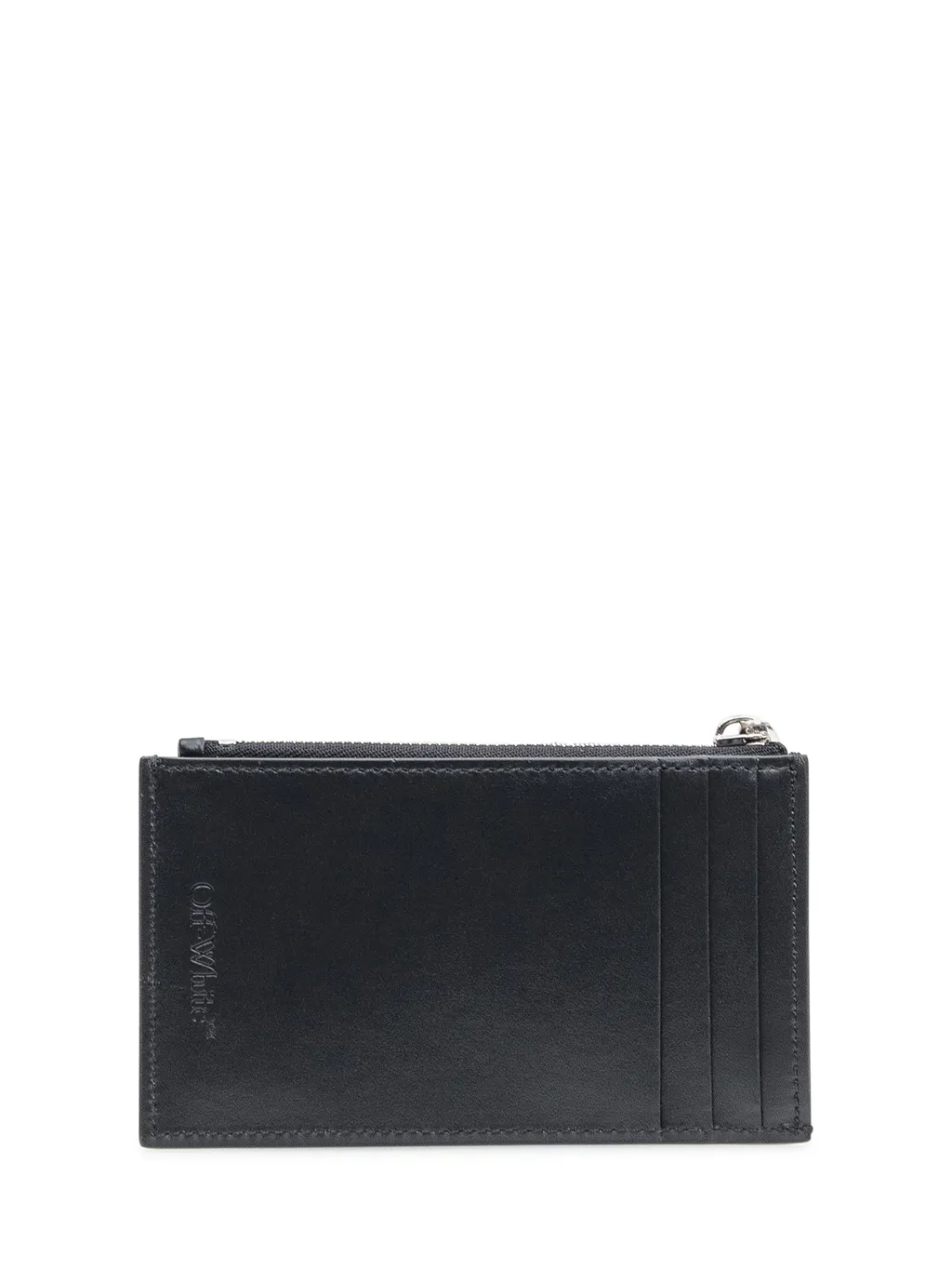 Off-White Logo Printed Zip-Up Wallet