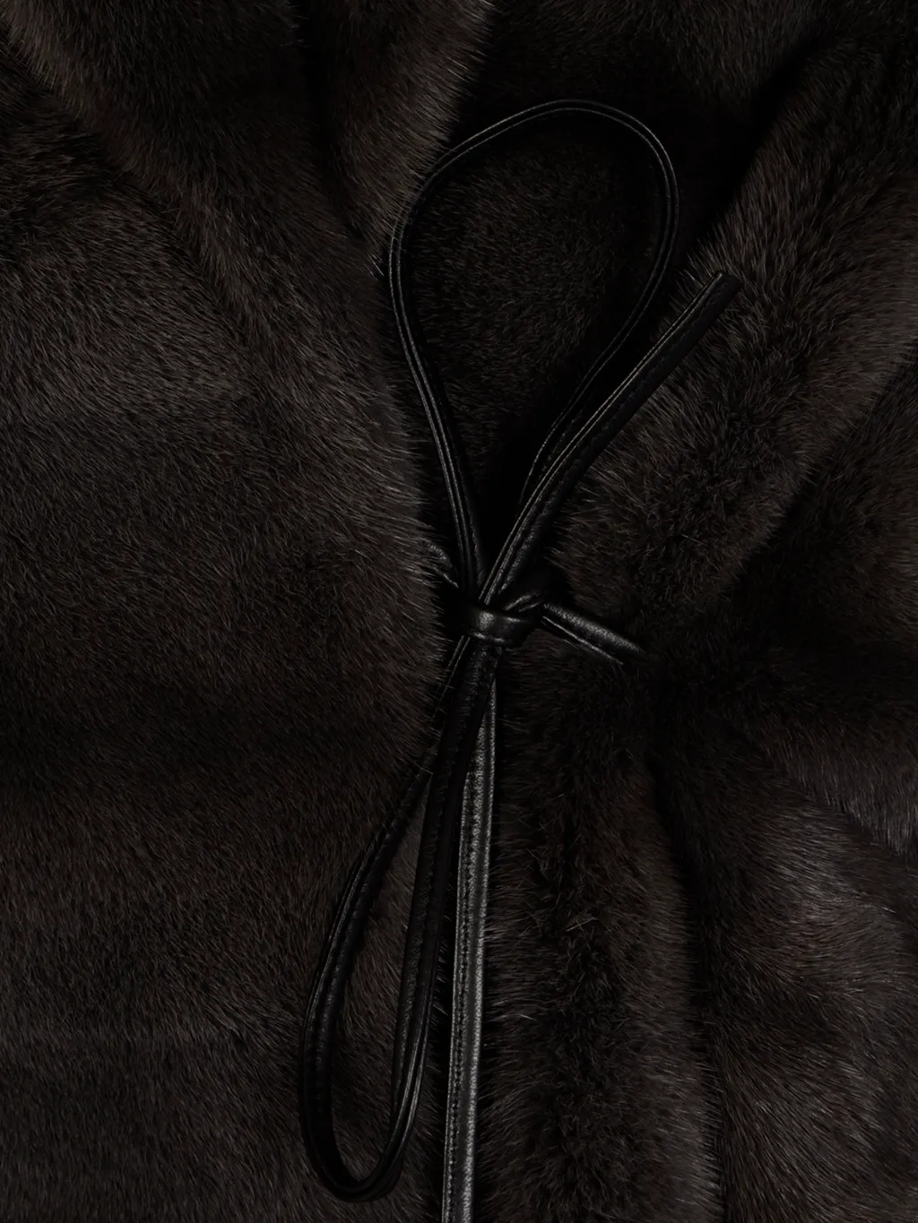 Long-Sleeved Fur Coat