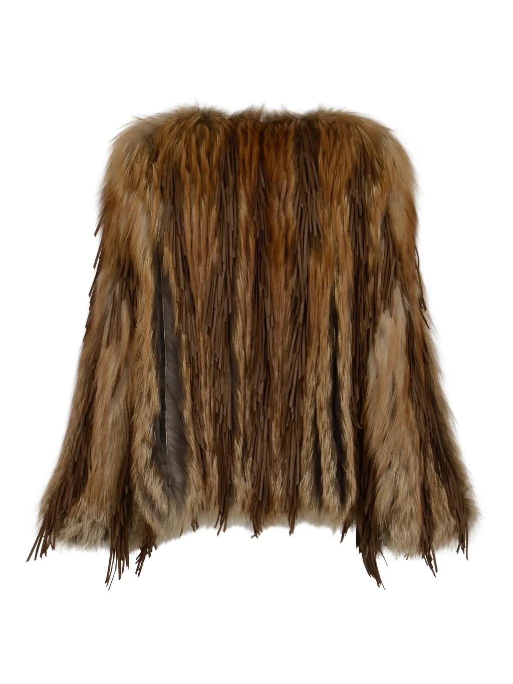 Long-Sleeved Fur Coat