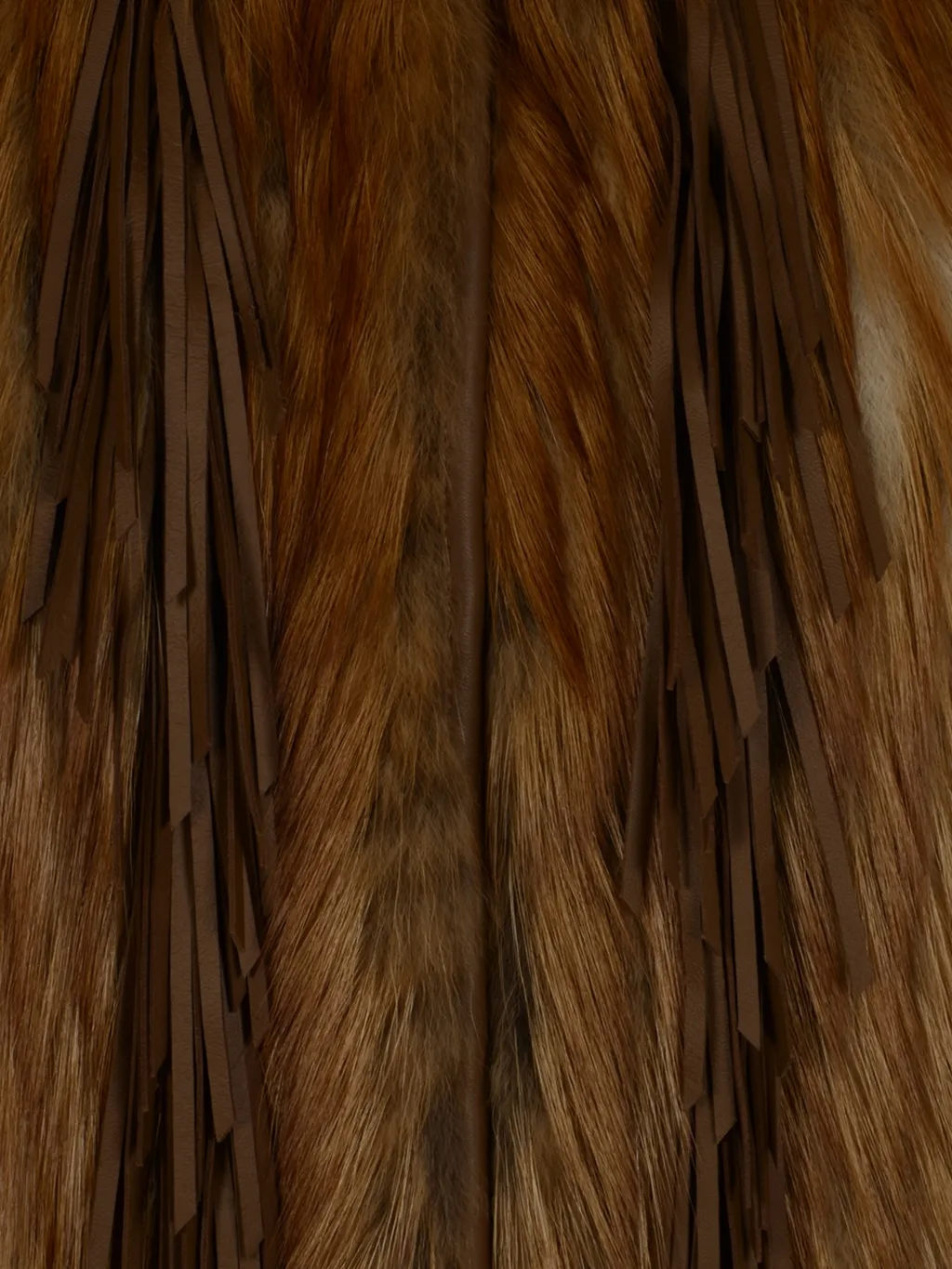 Long-Sleeved Fur Coat
