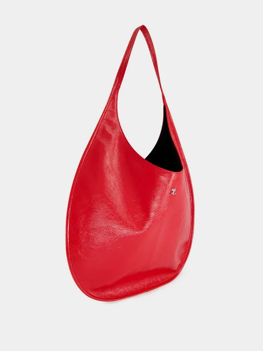 Courrges Holy Naplack Top Handle Tote Bag