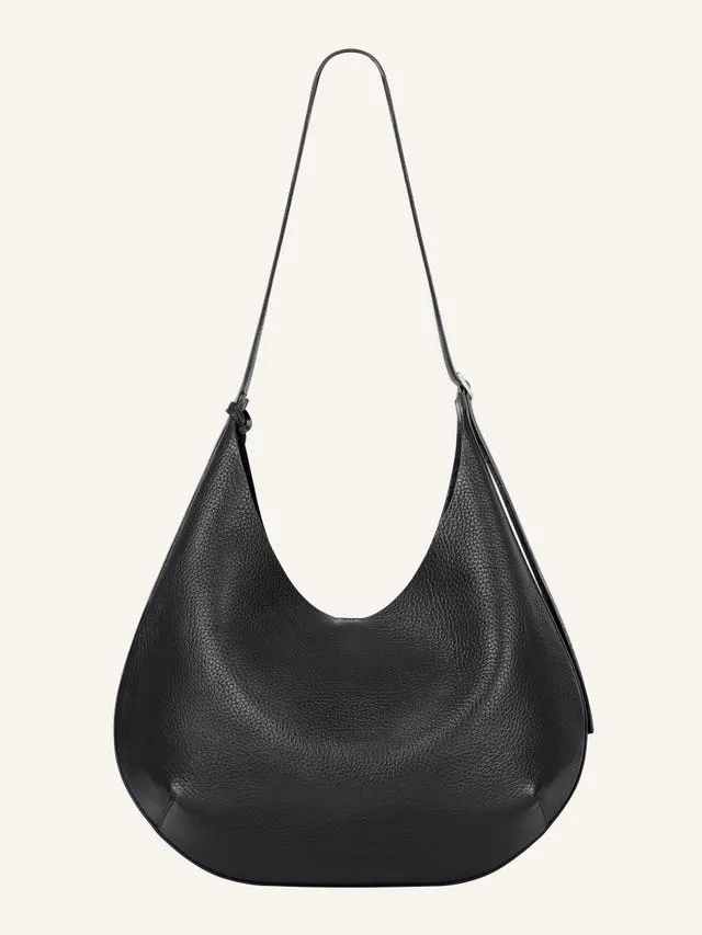 Courrges Logo-Buckle Top Handle Shoulder Bag