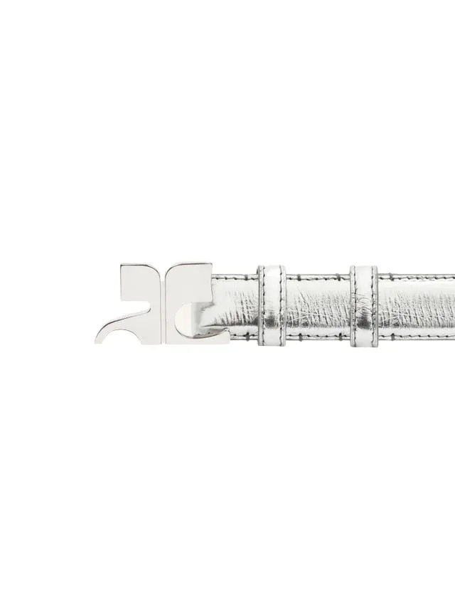 Courrges Metallic Effect Buckle Belt