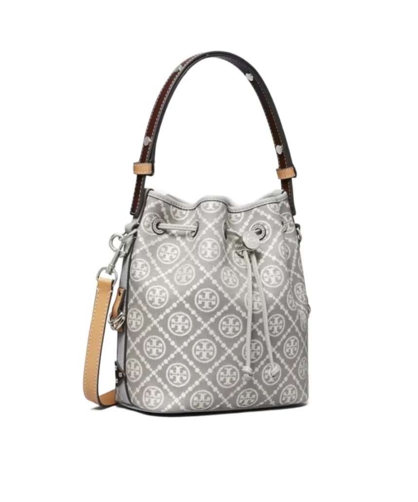 Tory Burch T Monogram Utility Buckle Bag