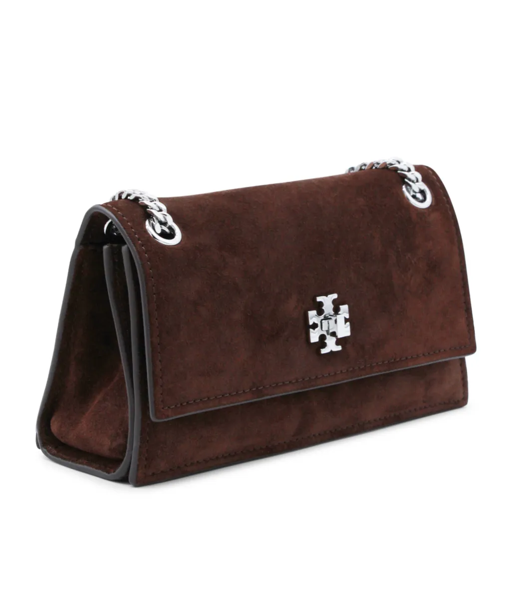Tory Burch Logo Plaque Chain-Linked Shoulder Bag