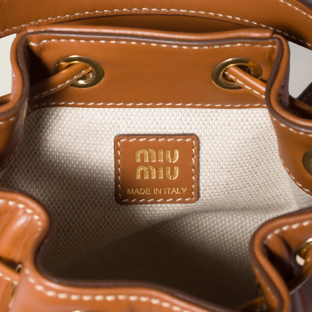 Miu Miu Logo-Detailed Mini Backpack