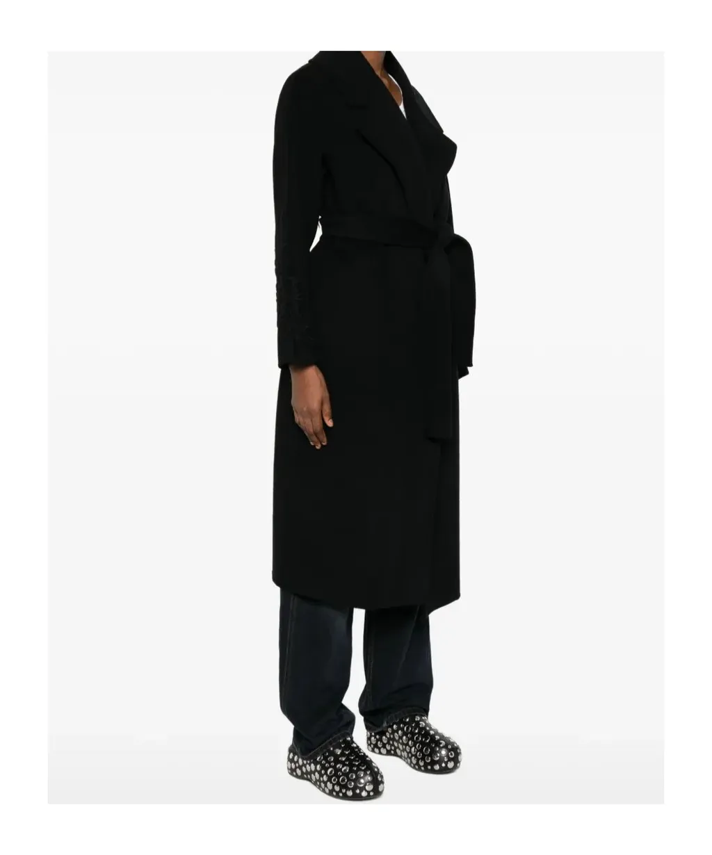Belted Single-Breasted Coat