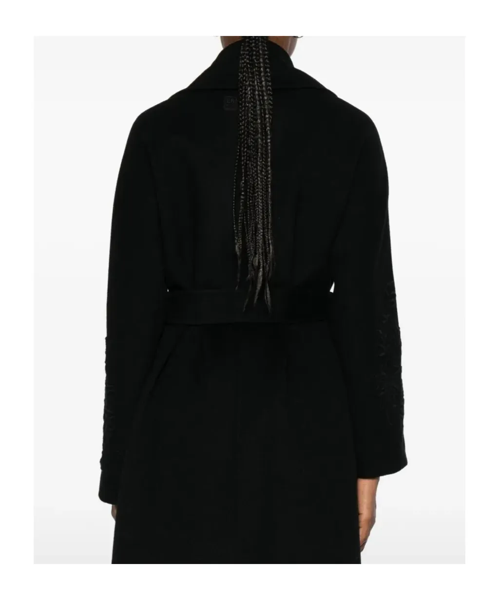 Belted Single-Breasted Coat