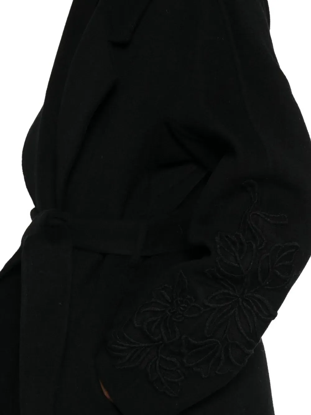 Belted Single-Breasted Coat