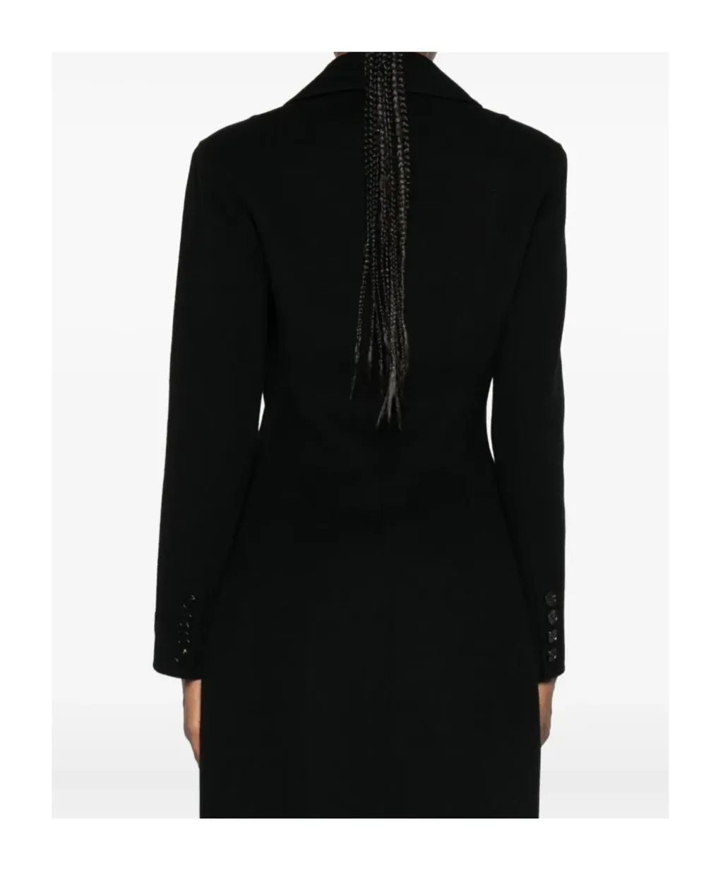 Ermanno Firenze Double-Breasted Long Sleeved Coat