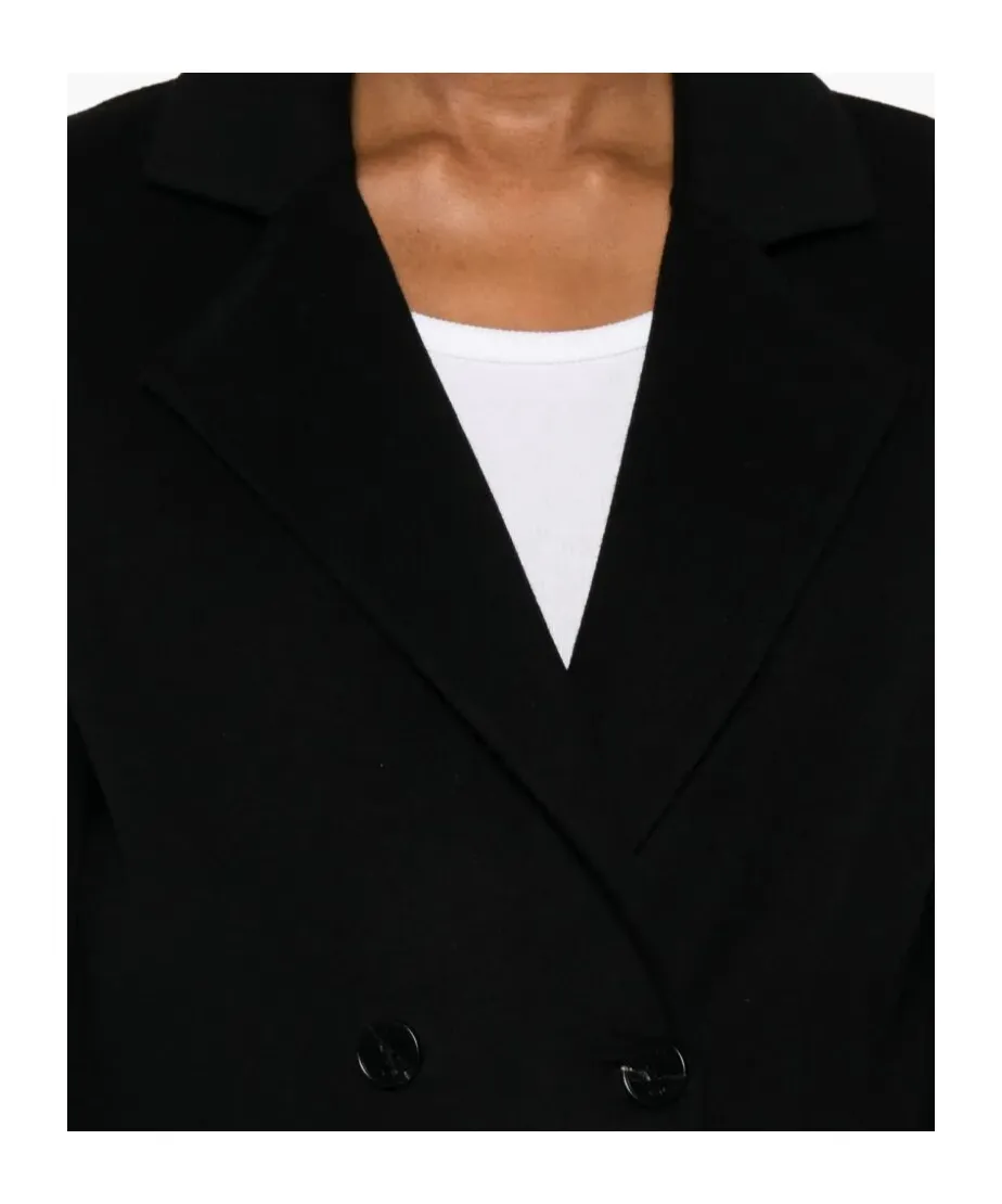 Ermanno Firenze Double-Breasted Long Sleeved Coat
