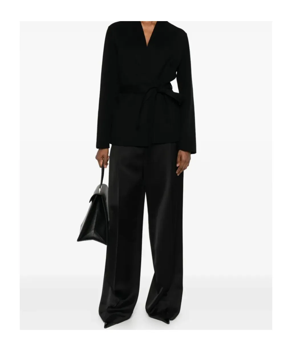Belted Cropped Coat