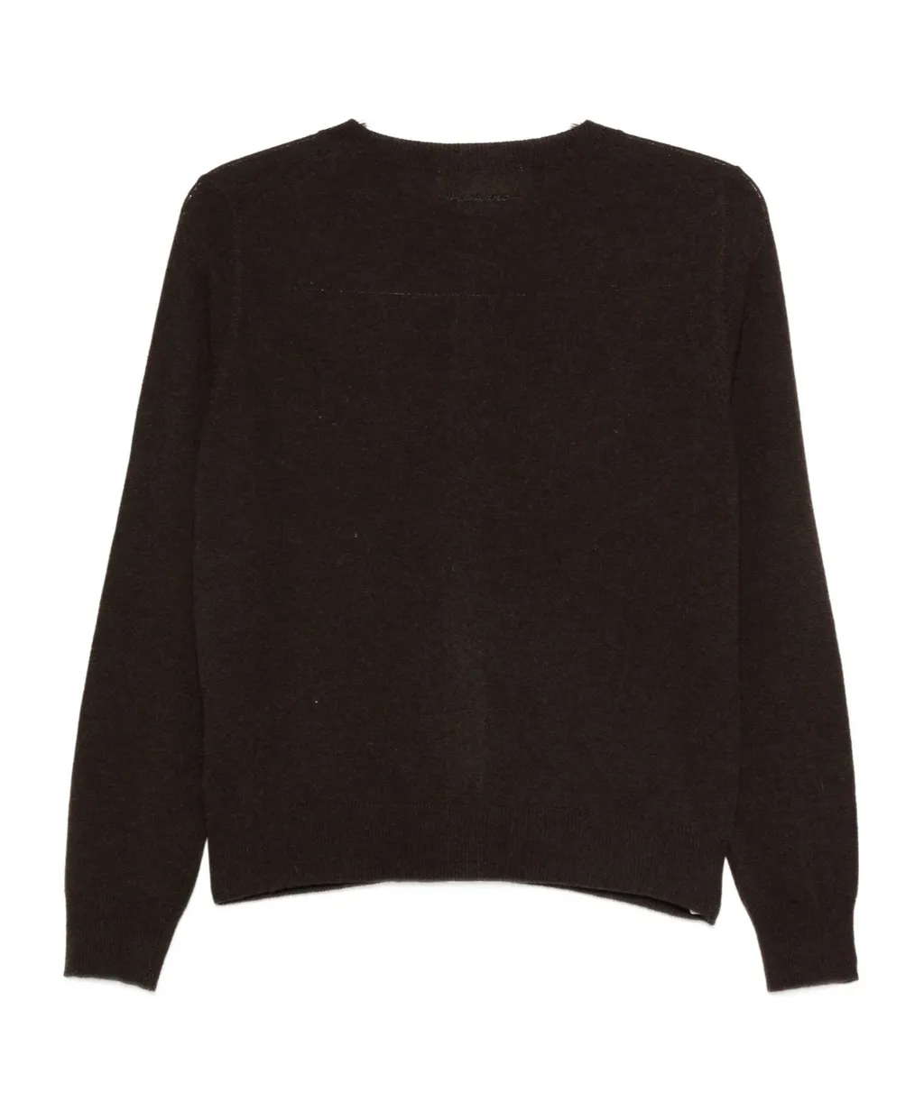 Button Long-Sleeved Sweater