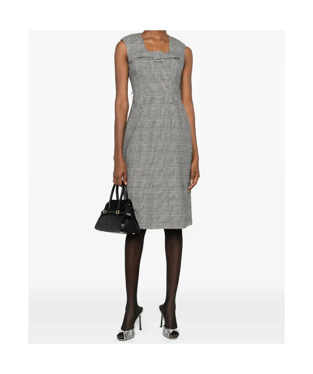Plaid Sleeveless Dress
