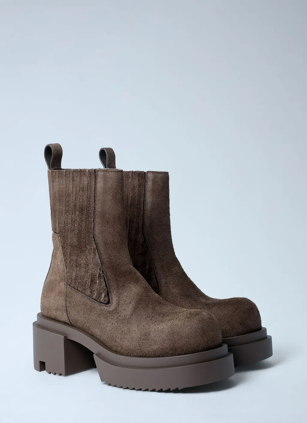 Rick Owens Round Toe Elasticated Boots