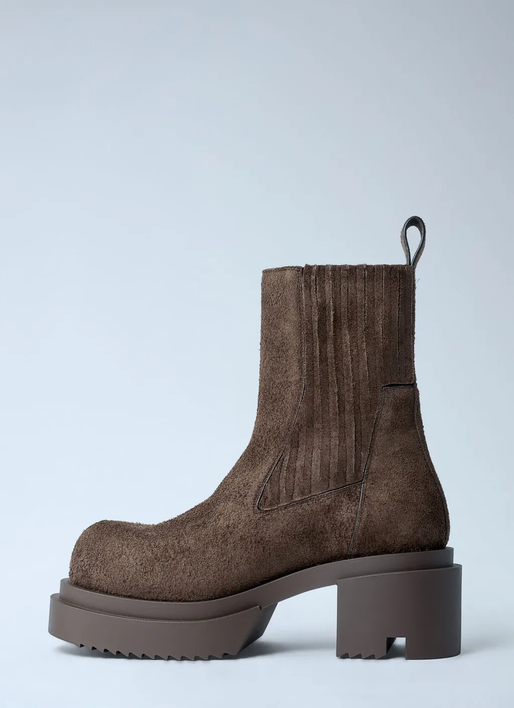Rick Owens Round Toe Elasticated Boots