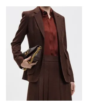 Long-Sleeved Suit Jacket