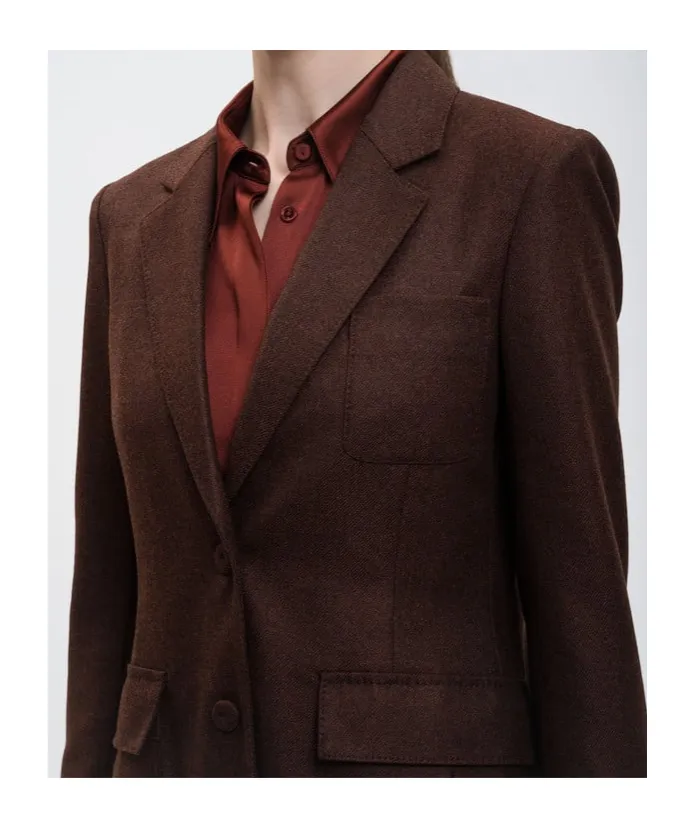 Long-Sleeved Suit Jacket