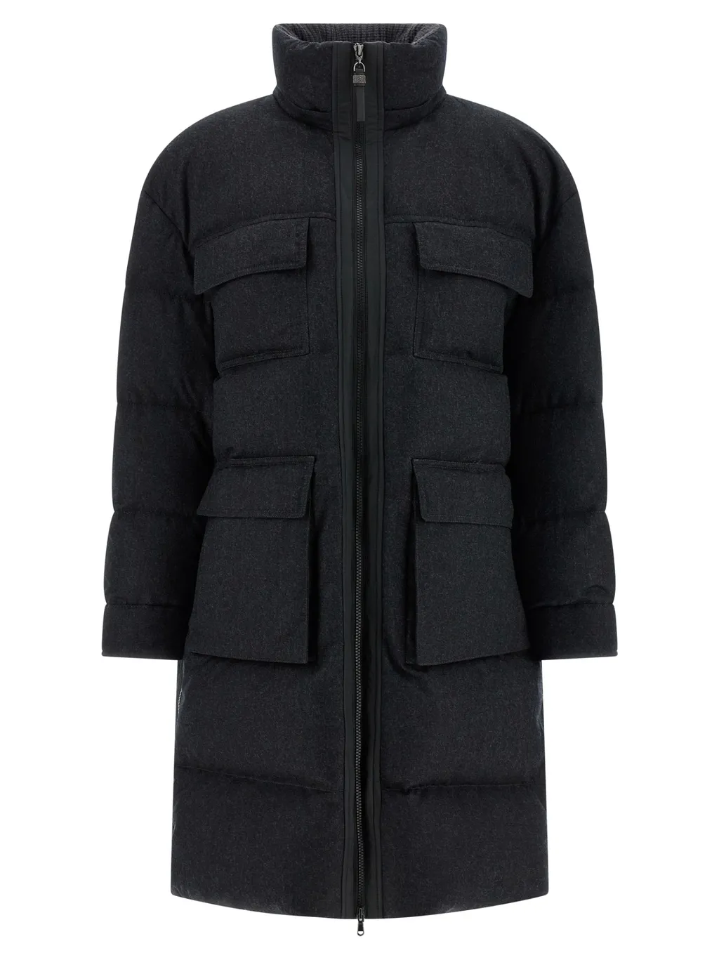 Long-Sleeved Down Jacket