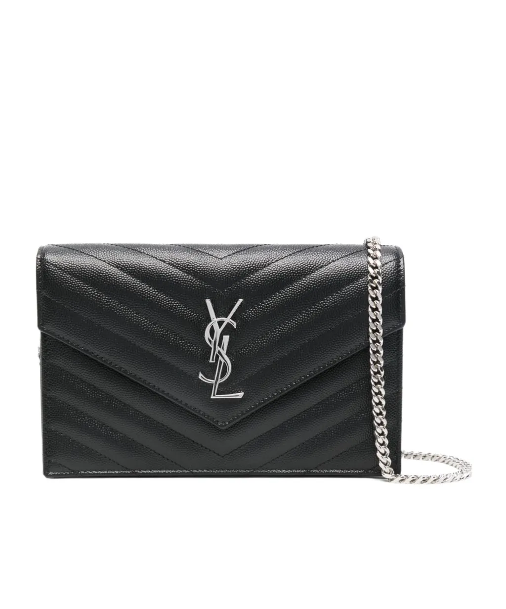 Saint Laurent Cassandre Envelope Chain Wallet