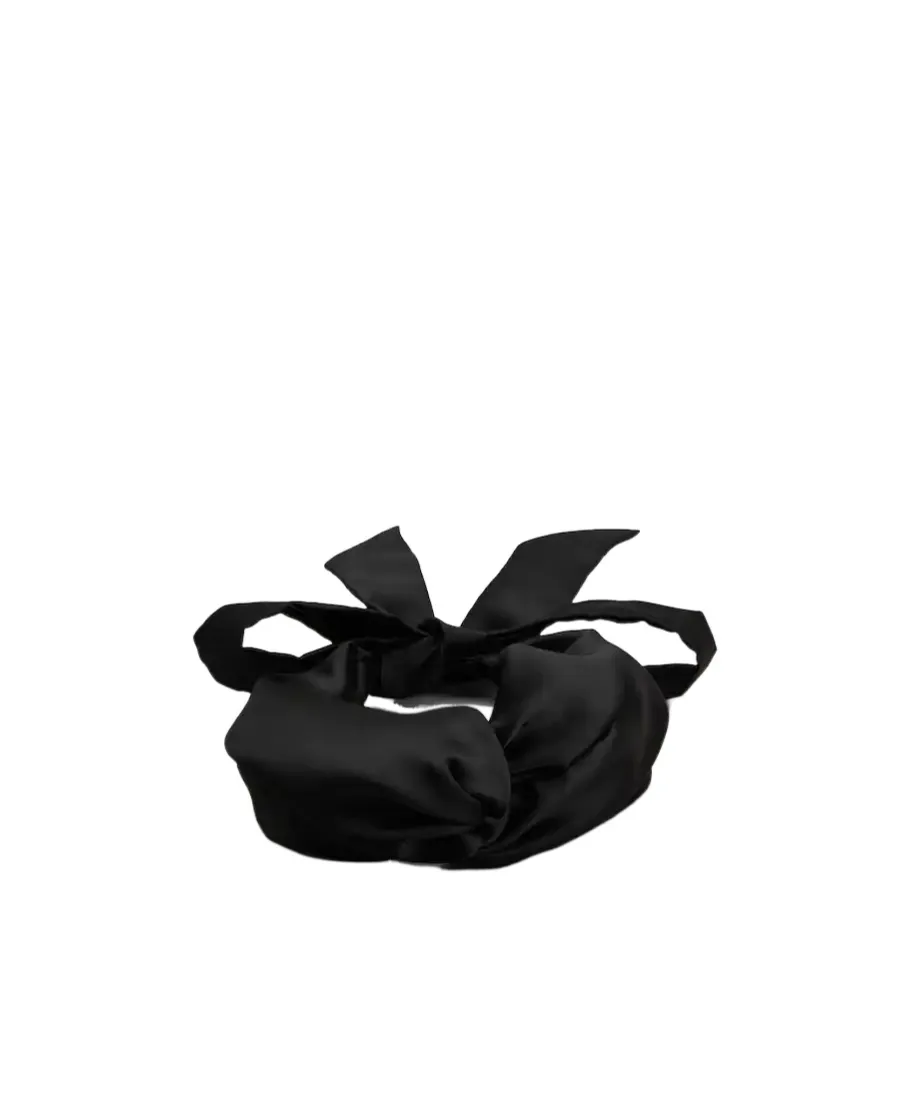 Tres Vivier Silk-Satin Headband