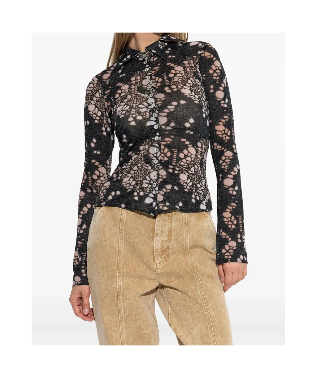 Avavav Lace Long Sleeve Top