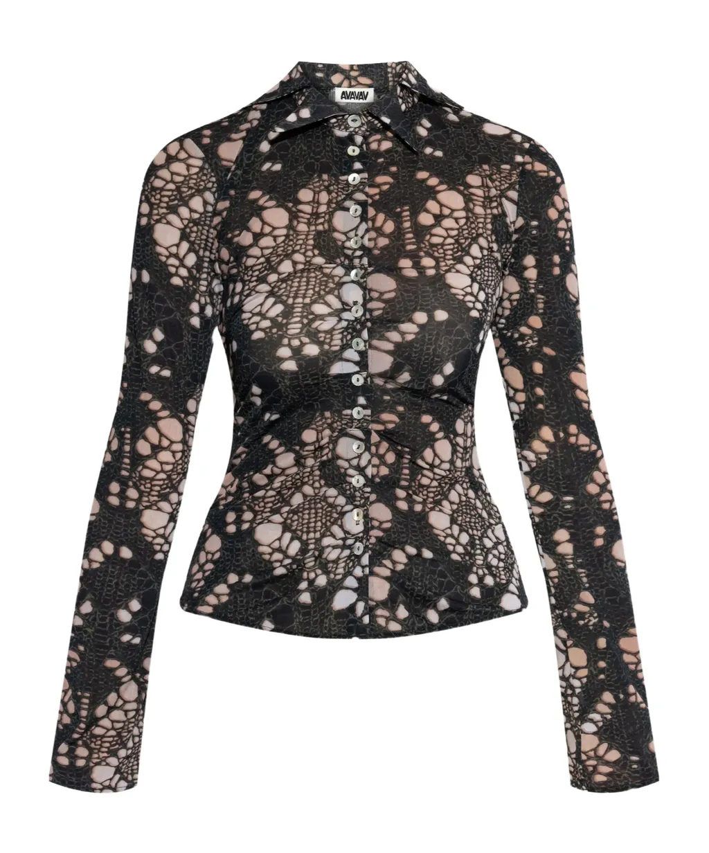 Avavav Lace Long Sleeve Top