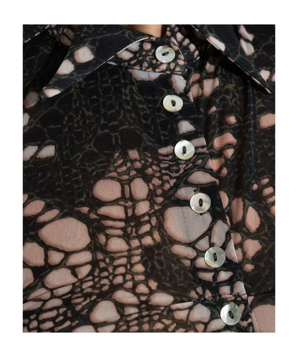 Avavav Lace Long Sleeve Top