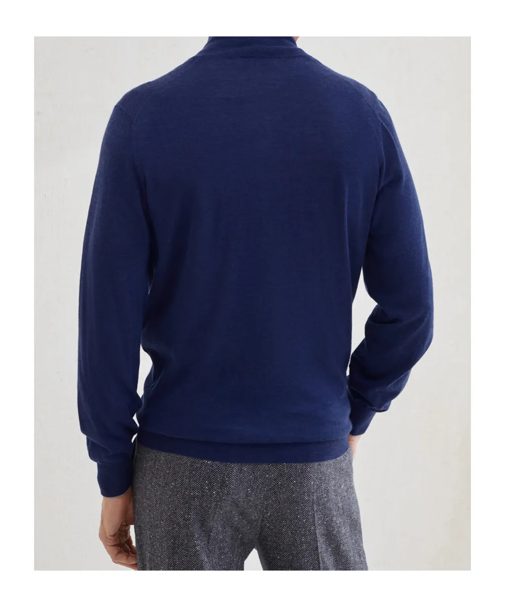 Brunello Cucinelli High Neck Zip-Up Jumper