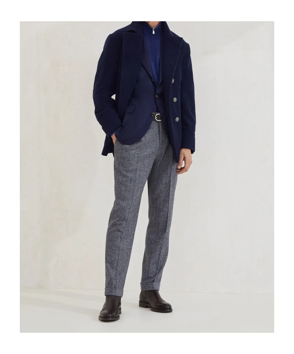 Brunello Cucinelli High Neck Zip-Up Jumper
