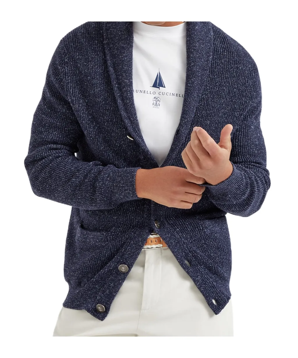 Brunello Cucinelli Long Sleeved Knitted Cardigan