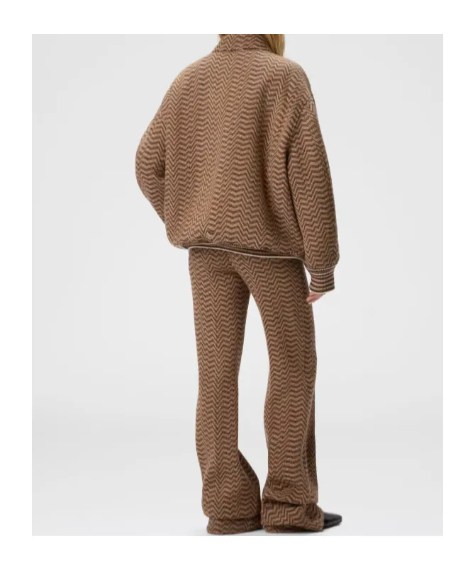 Missoni Irregular Chevron Patterned Bomber Jacket