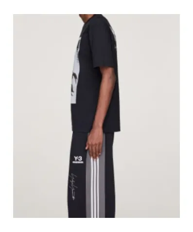 Y-3 X Neighborhood Graphic Printed Crewneck T-Shirt