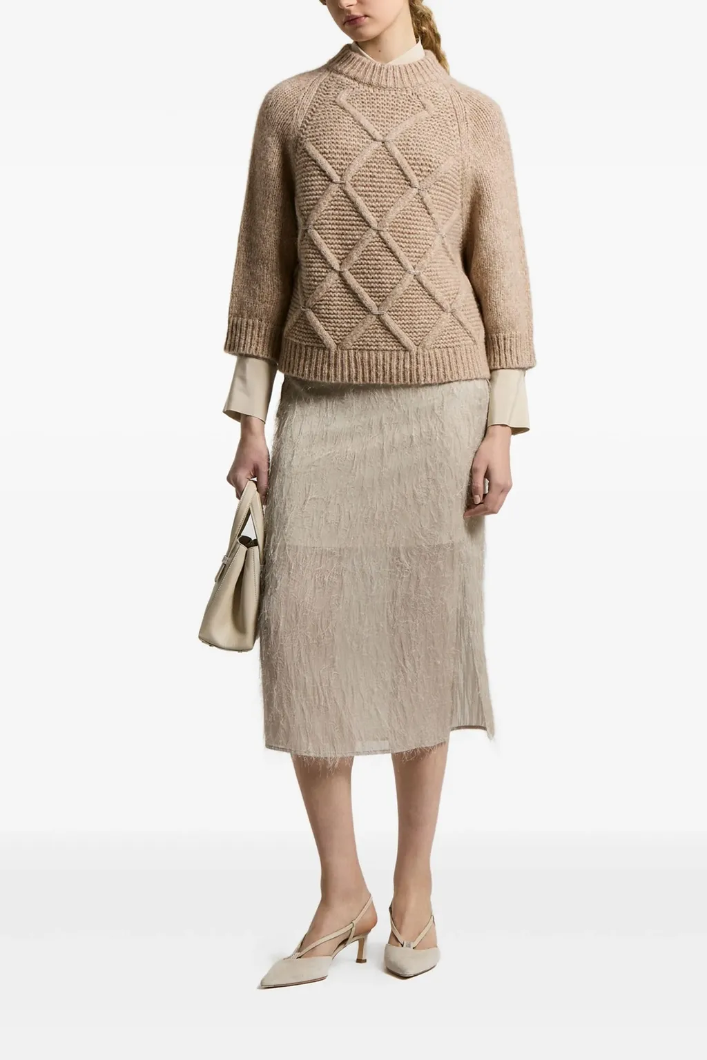 Peserico Diamond Knit Sweater