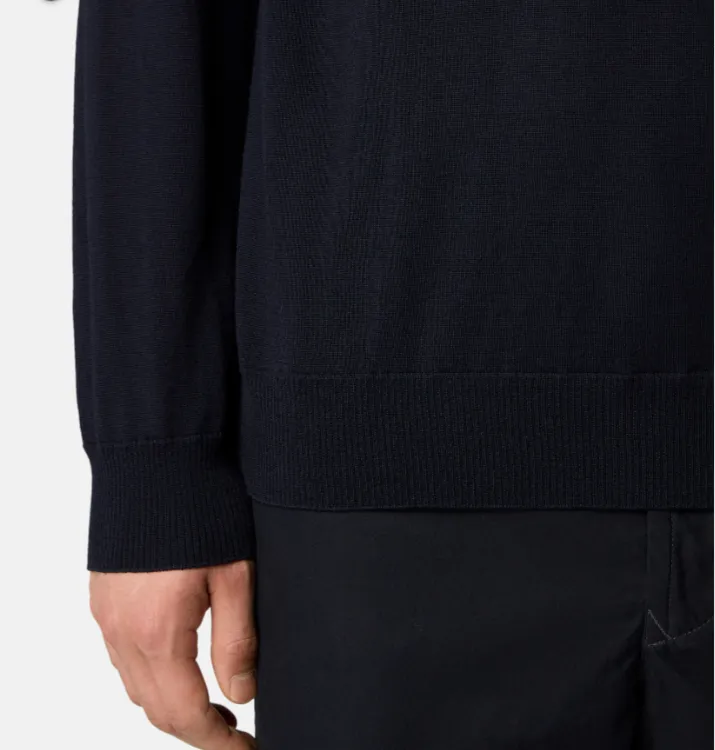 Stone Island Logo Patch Roll-Neck Jumper