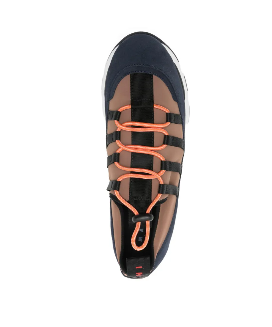 Marni Logo Printed Lace-Up Sports Shoes