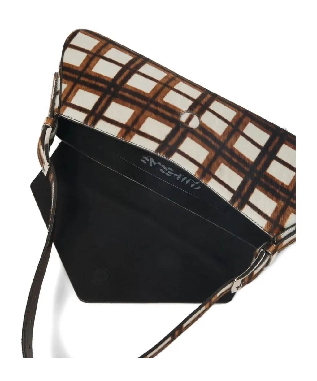 Checked Shoulder Bag