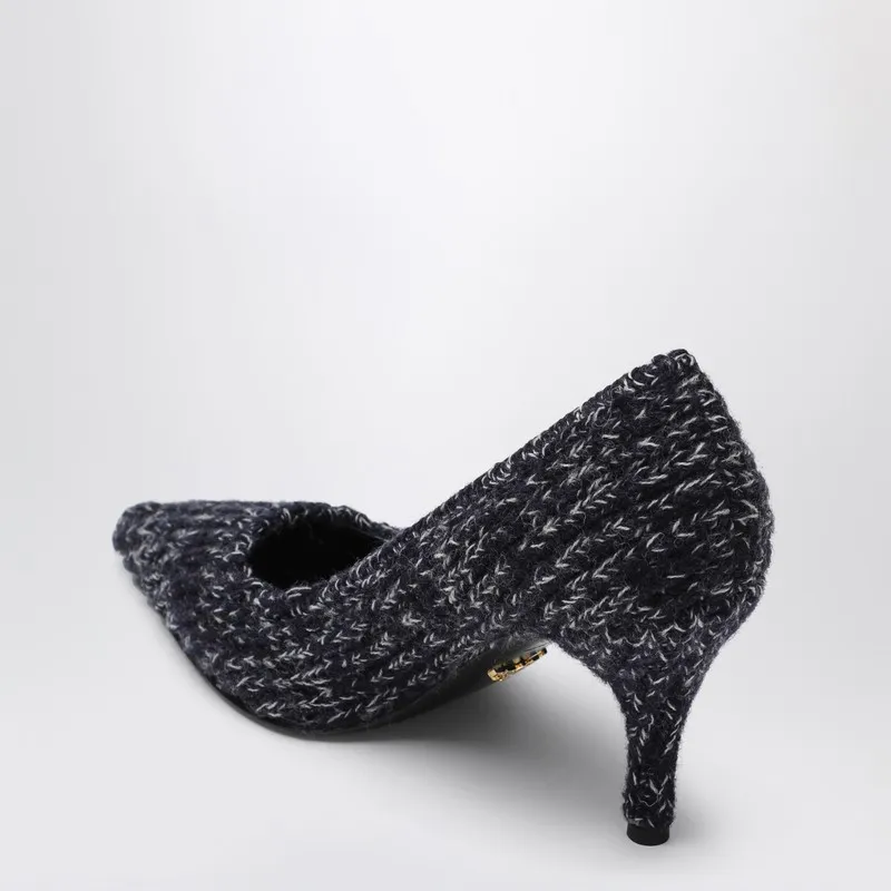 85Mm Knitted Pumps