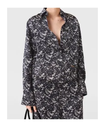 Stella Mccartney Lace-Printed Shirt