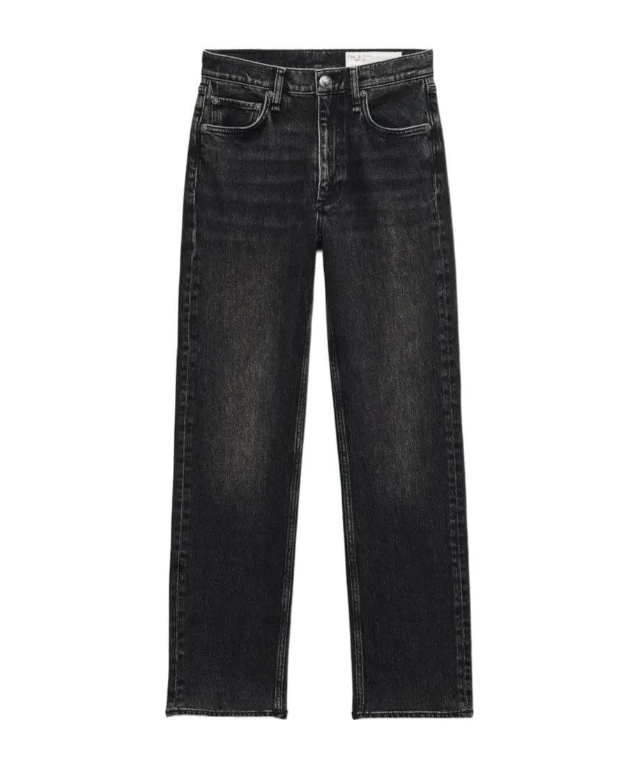 Harlow Cropped Straight-Leg Jeans