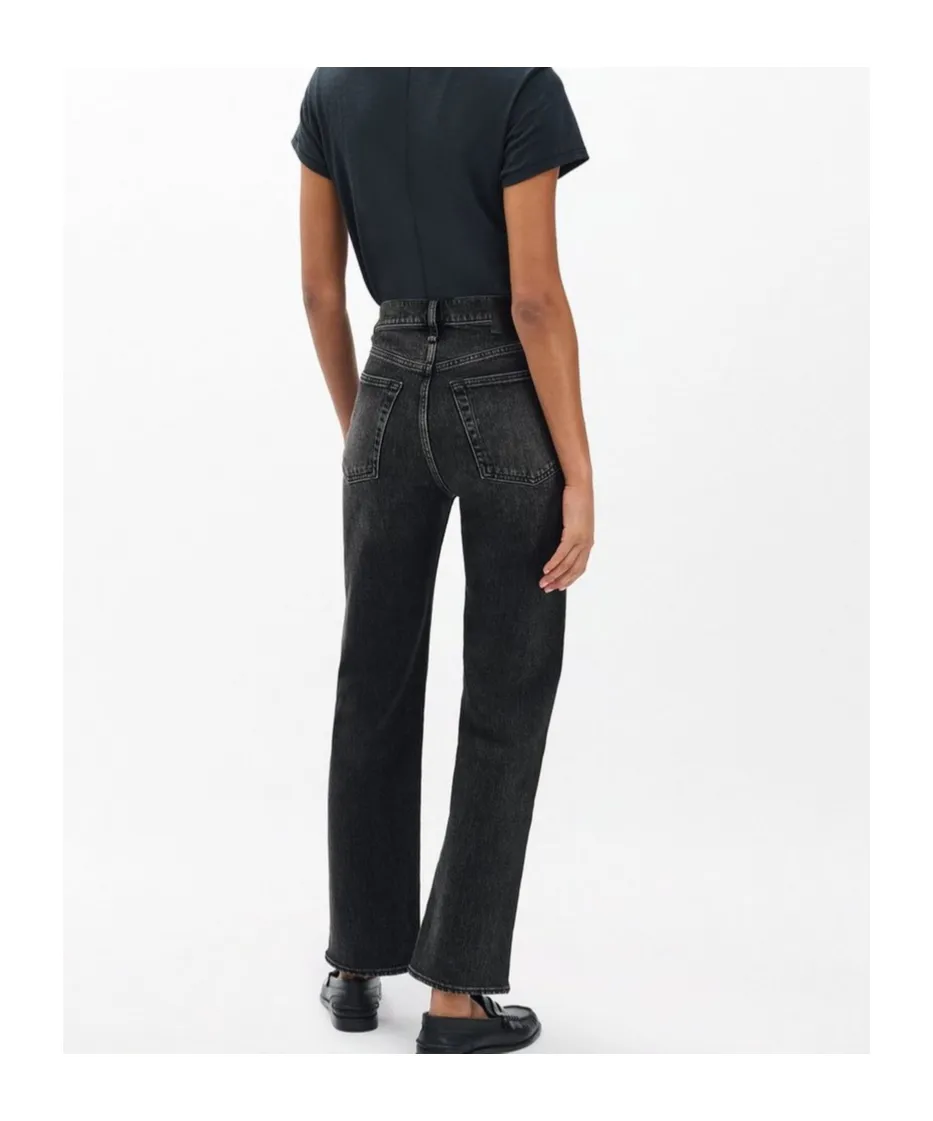 Harlow Cropped Straight-Leg Jeans