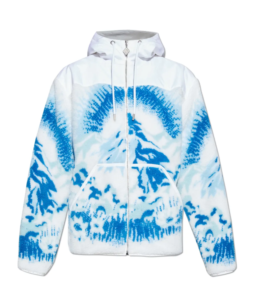 Casablanca Mountain Print Hooded Jacket