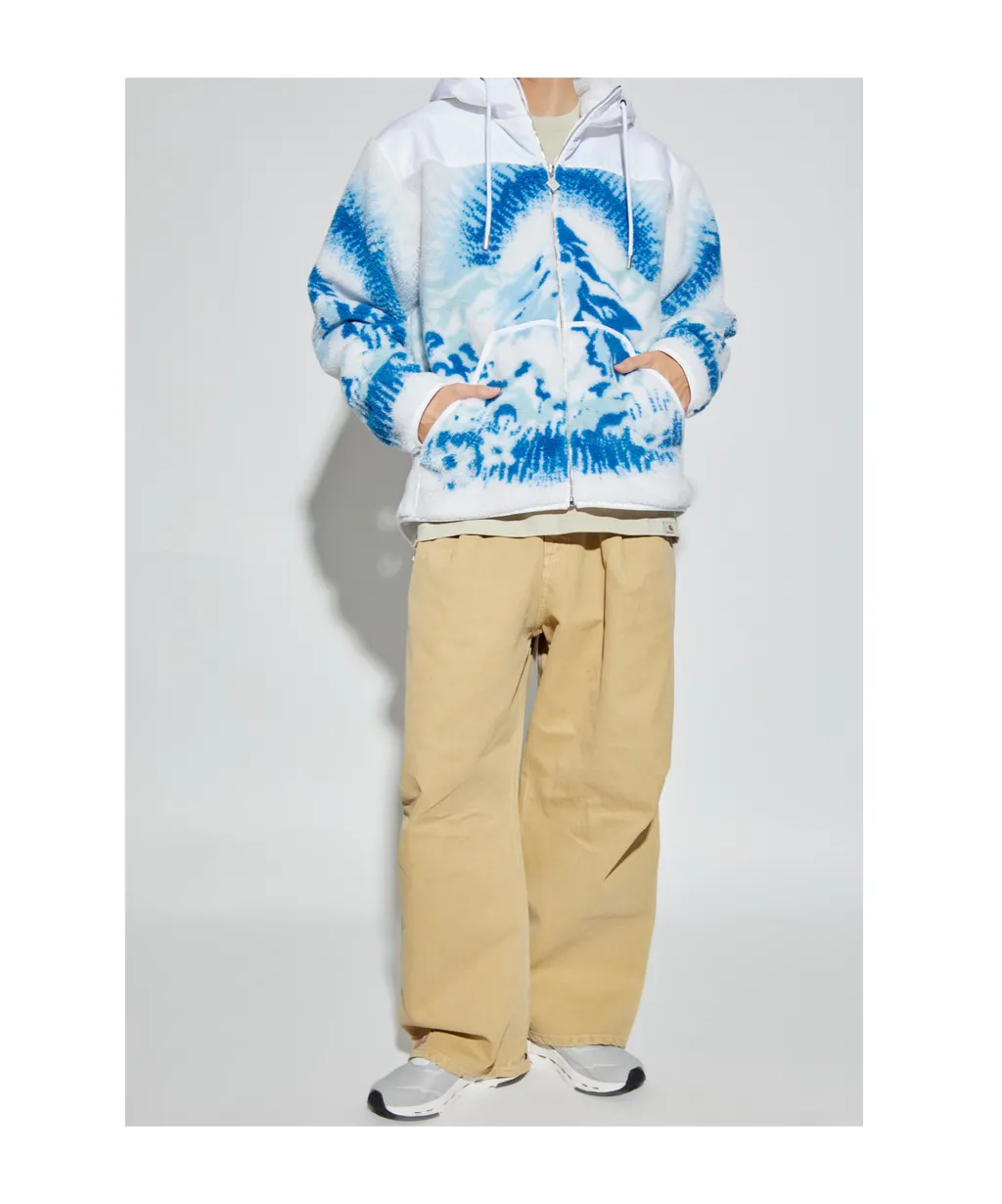 Casablanca Mountain Print Hooded Jacket