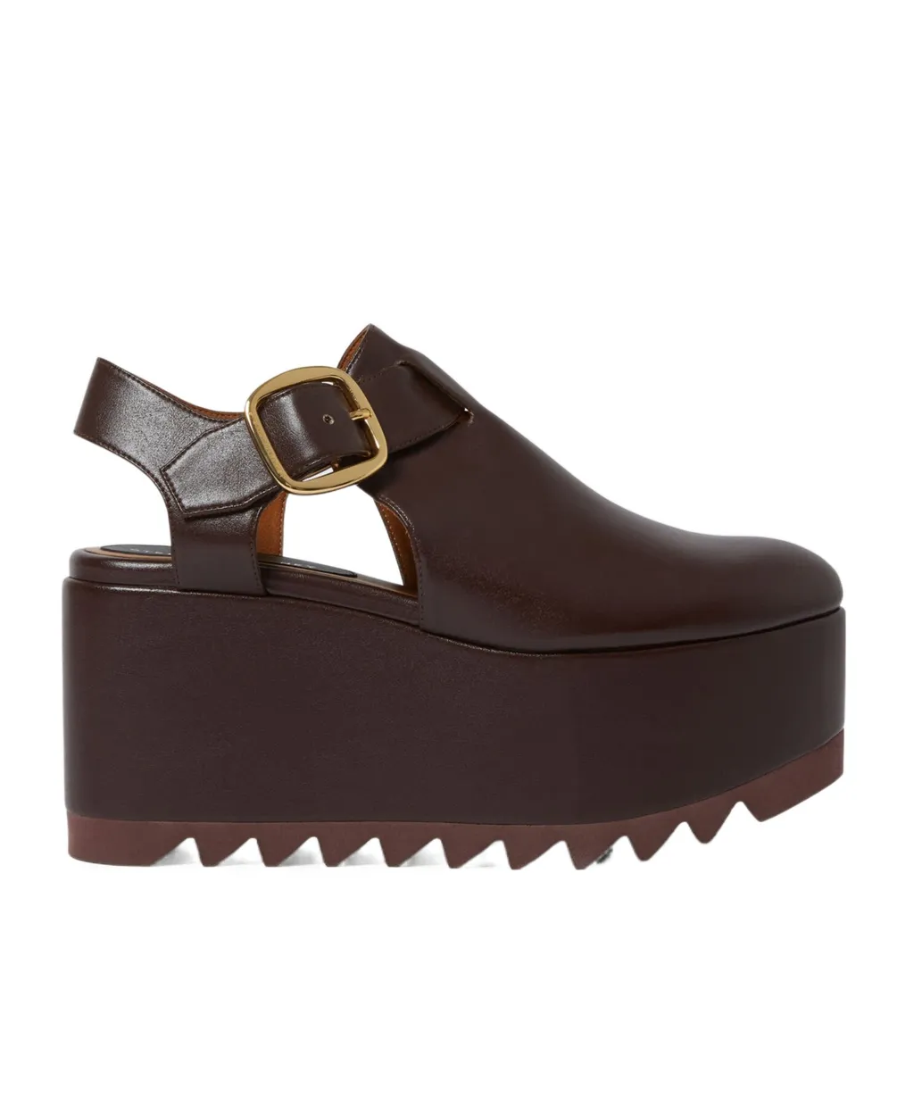 Elyse Closed-Toe T-Bar Platform Sandal