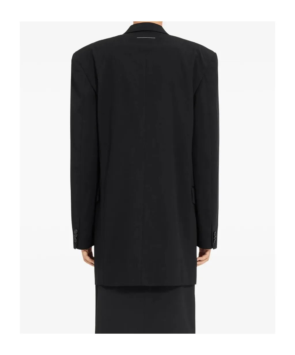 Mm6 Maison Margiela Technical Poplin Blazer Dress