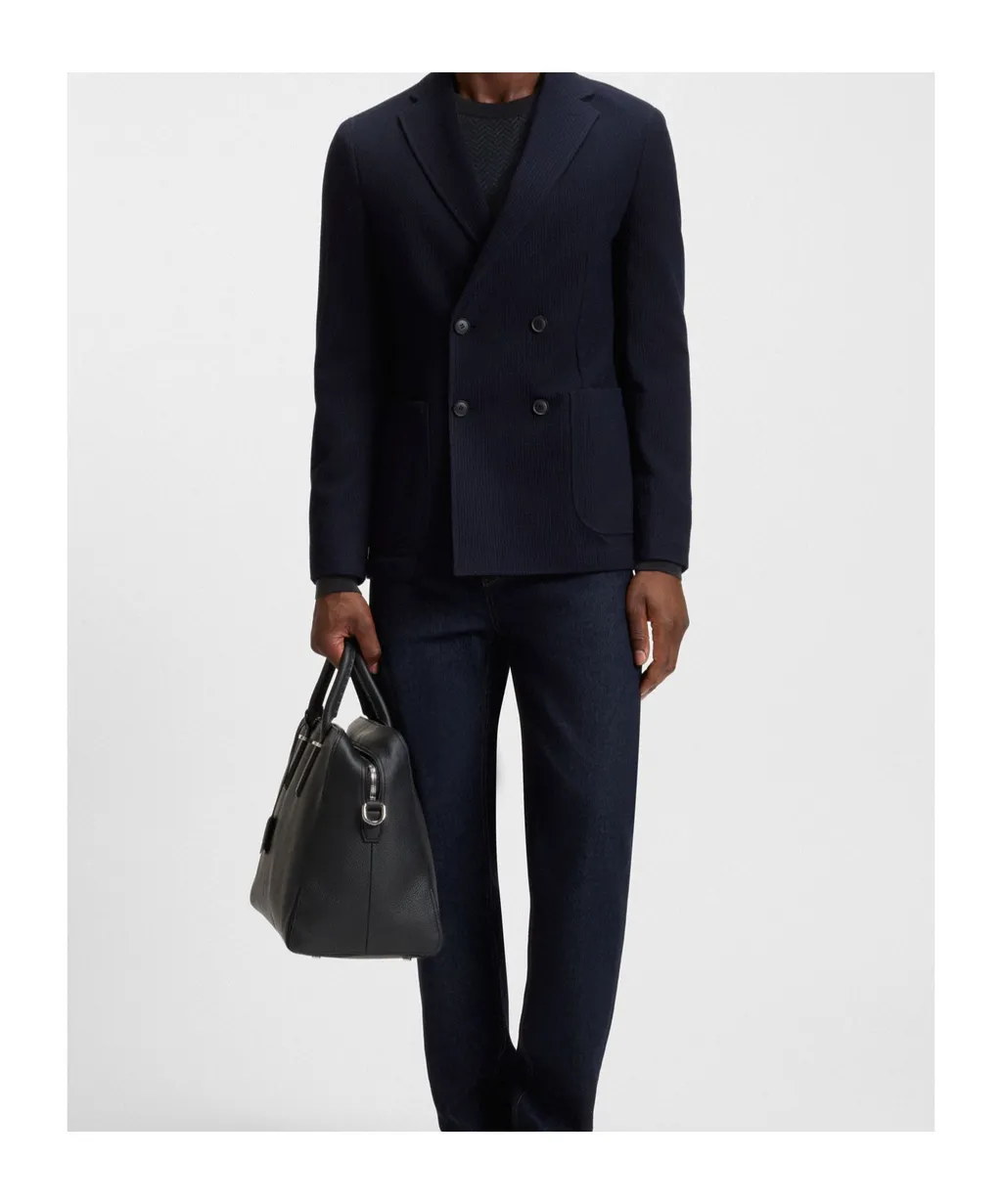 Boss Hugo Boss Herringbone Crewneck Jumper