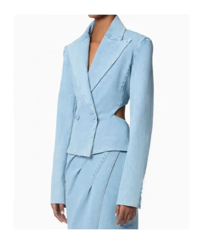 Nina Ricci Cutout Denim Jacket