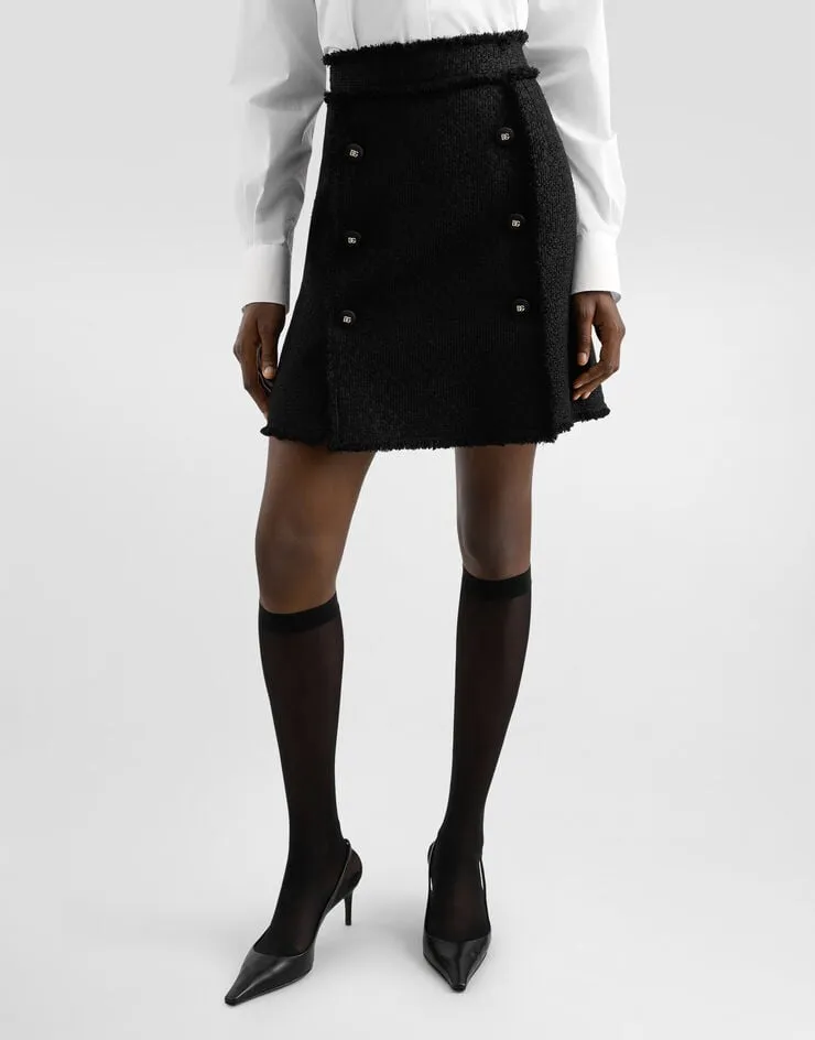 Tweed Mini Skirt